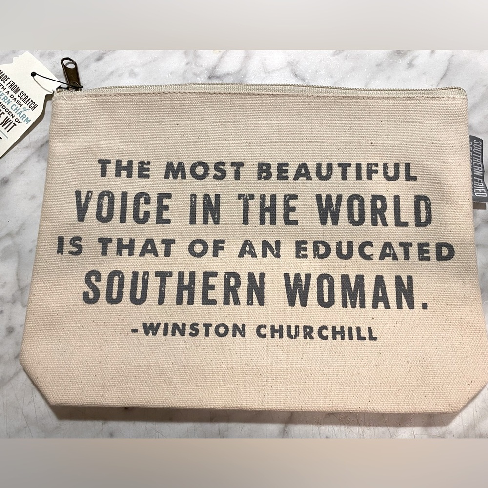 The Most Beautiful Voice - Zipper Pouch by Southern Fried Design Barn